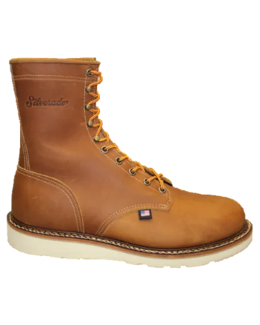 8" Lumberjack Lace up Boot - Silverado Boots