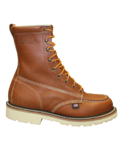 8" MOC TOE LACE UP BOOT - Silverado Boots