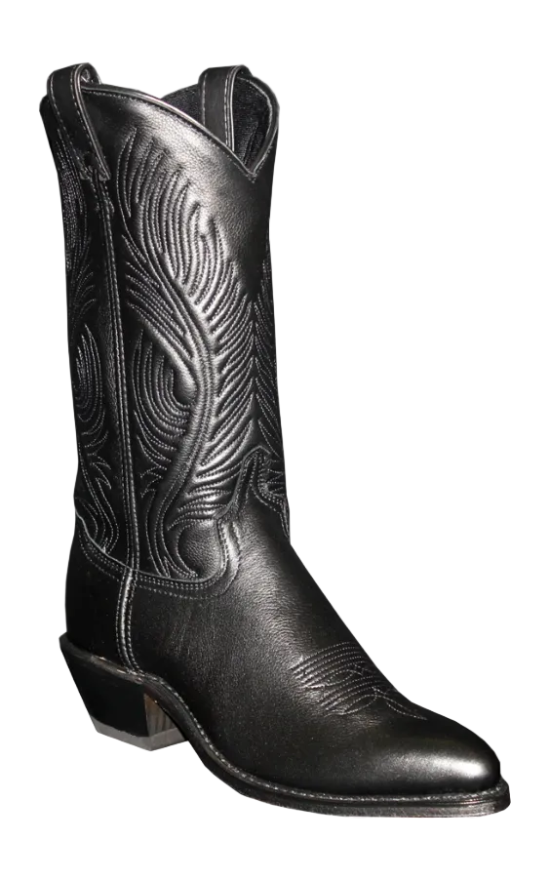11" Ladies Polished Western Black (#9050) - Silverado Boots