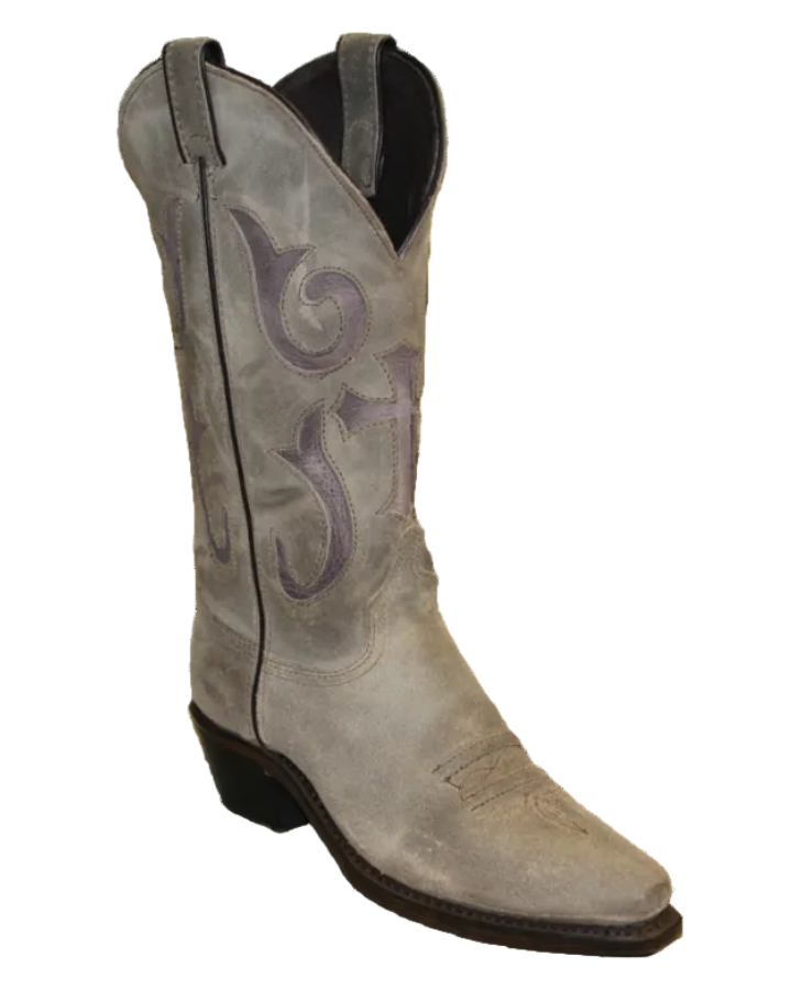 12" Ladies Western Grey (9221) - Silverado Boots