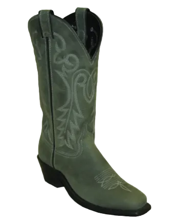 12" Ladies Western Grey (#9228) - Silverado Boots