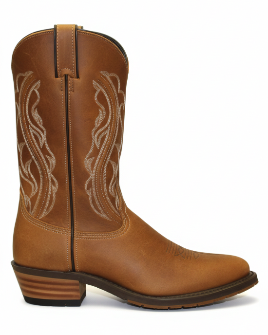 12" Men Western Tan (3052) - Silverado Boots