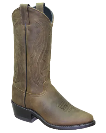 11" Ladies Western Dakota Brown (3551) - Silverado Boots