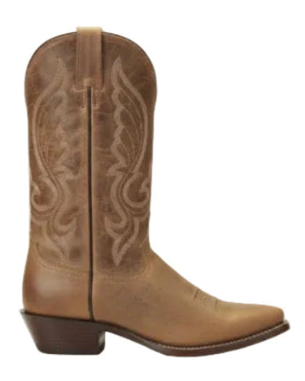 12" Men Western American Bison Tan (6436) - Silverado Boots