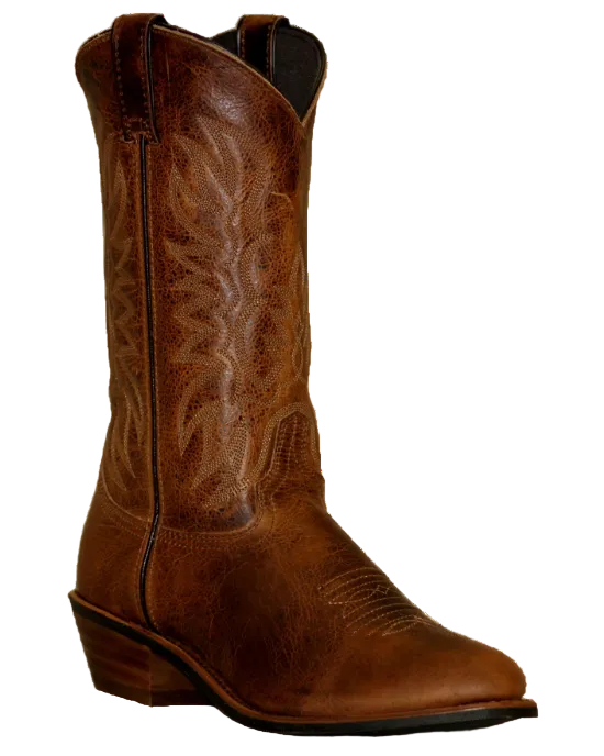 12" Men Western Textured Brown (6454) - Silverado Boots
