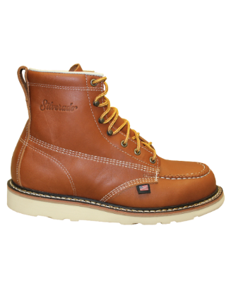 6" MOC TOE LACE UP BOOT - Silverado Boots