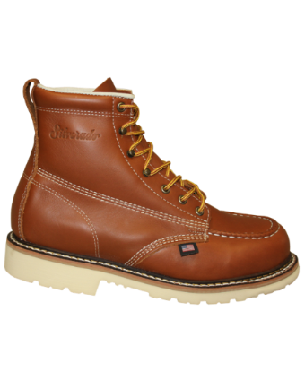 6" MOC TOE LACK UP BOOT - Silverado Boots