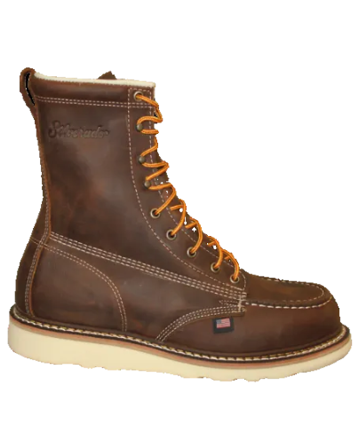 8" MOC TOE LACE UP BOOT - Silverado Boots