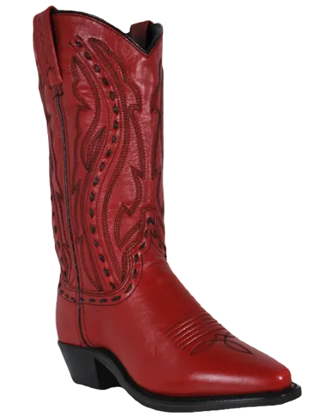 11" Ladies Polished Western Red (9002) - Silverado Boots