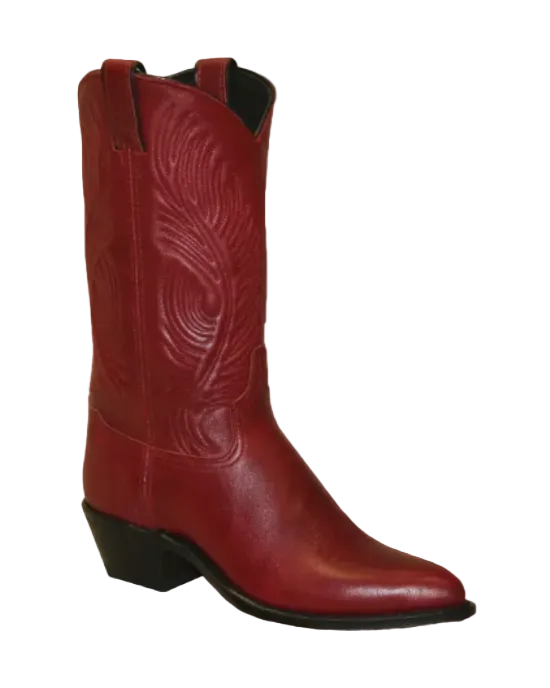 11" Ladies Western Polished Red (9052) - Silverado Boots