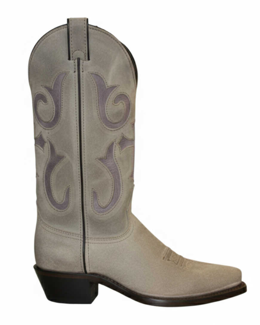 12" Ladies Western Grey (9221) - Silverado Boots
